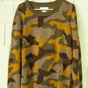 Camo sweater